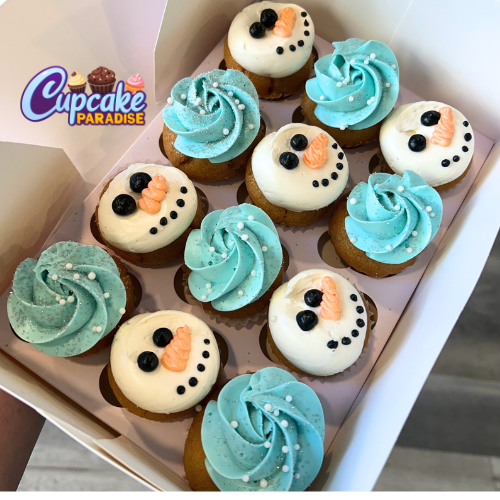 Snowman Cupcakes