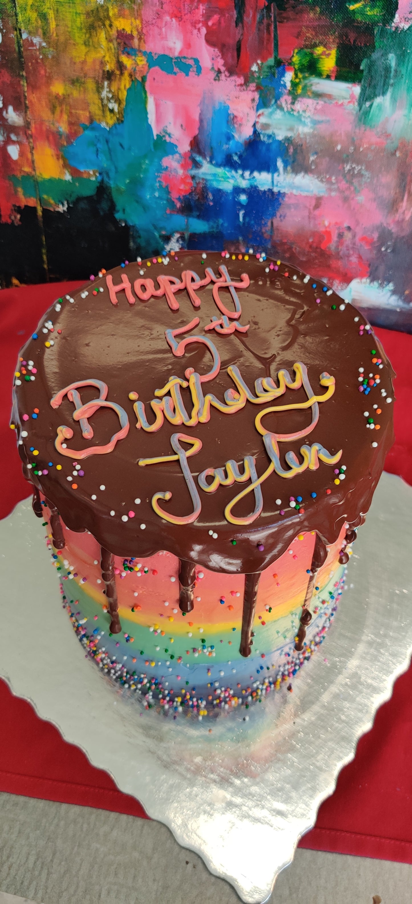 Rainbow cake