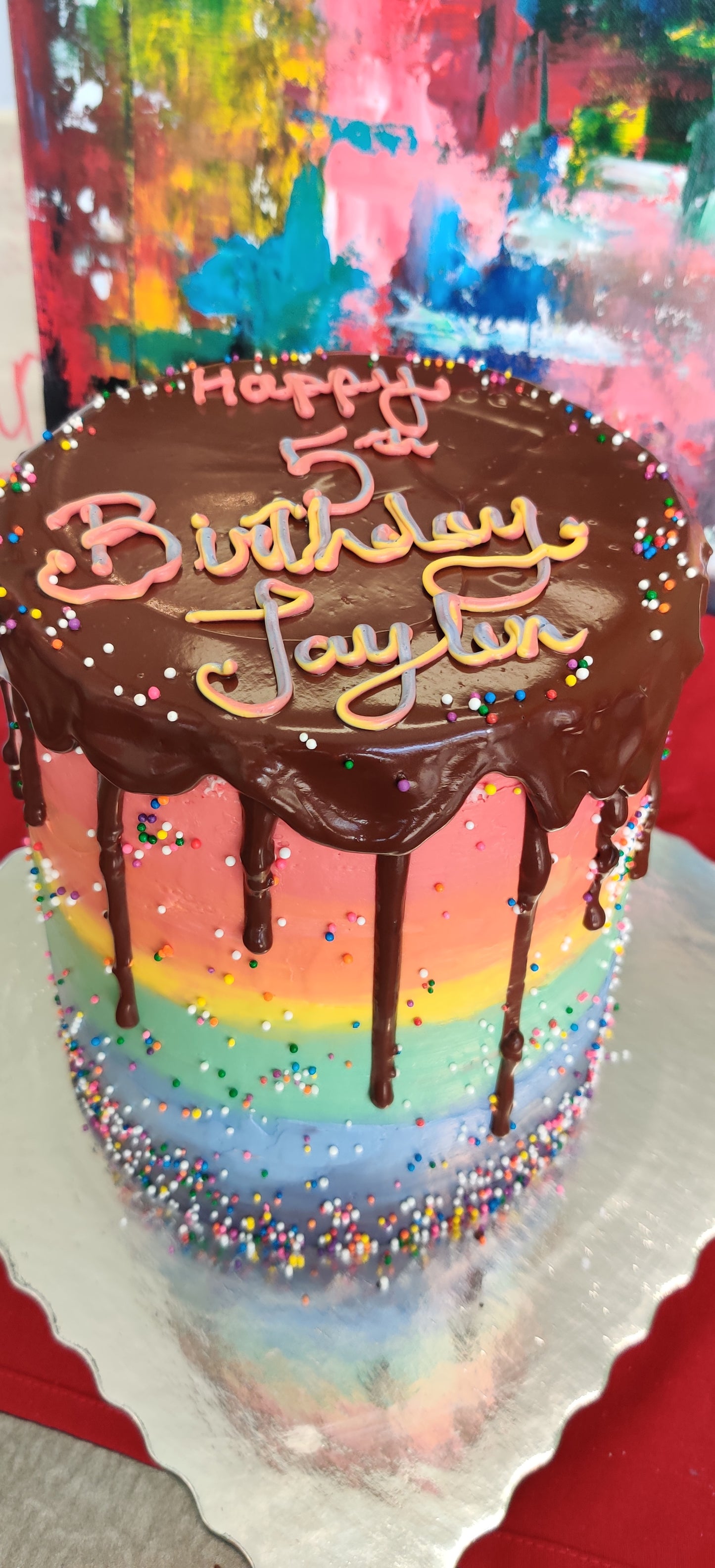 Rainbow cake
