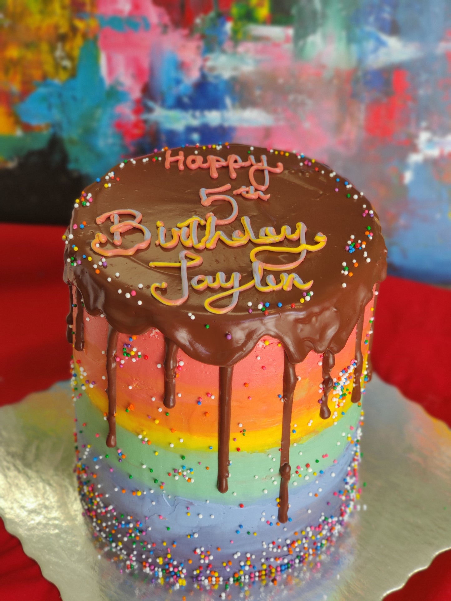 Rainbow cake