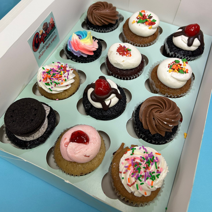 12 Pack  /50/100 Gluten-free Vegan Cupcakes