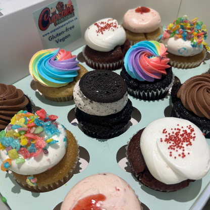 12 Pack  /50/100 Gluten-free Vegan Cupcakes