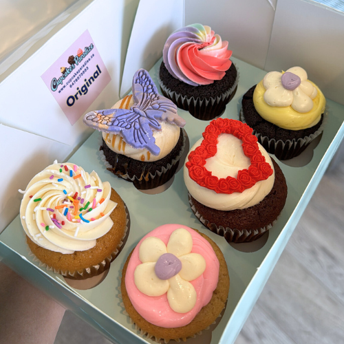 6 Pack Vegan Cupcakes