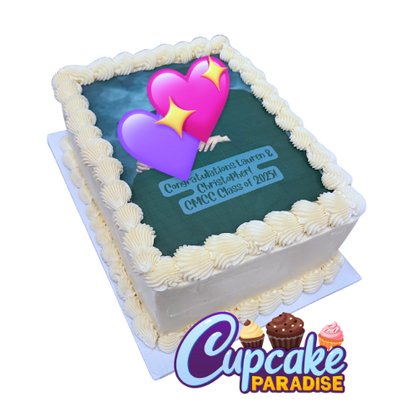 Rectangle Logo/Photo/ Slab Cake