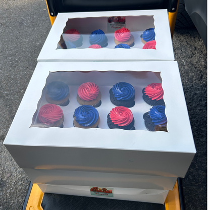 12 pack Custom Color Cupcakes