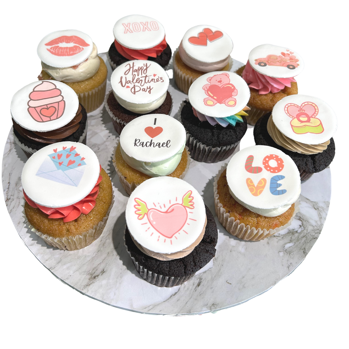 12 pack Valentine's Day Cupcakes